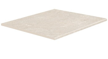 A refined beige porcelain square border with a matte, slip-resistant texture and polished edges, exuding timeless elegance and harmonious luxury.