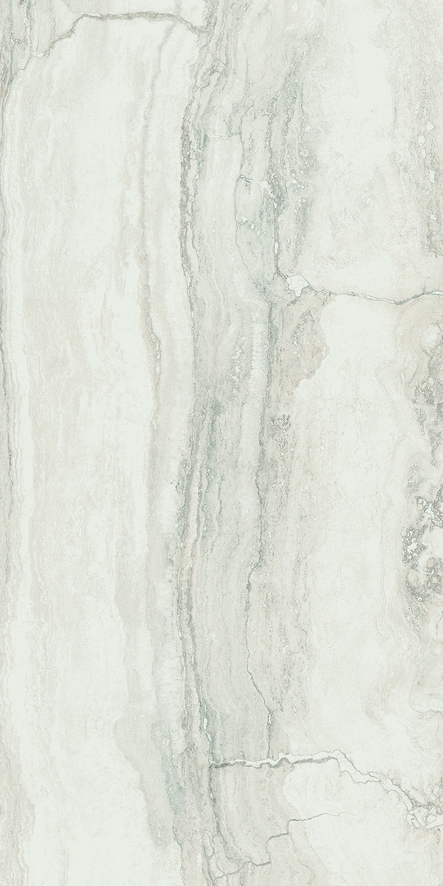 Elegant Bianco bullnose trim in honed travertine-effect porcelain, radiating serene luxury with clean lines and refined matte finish.