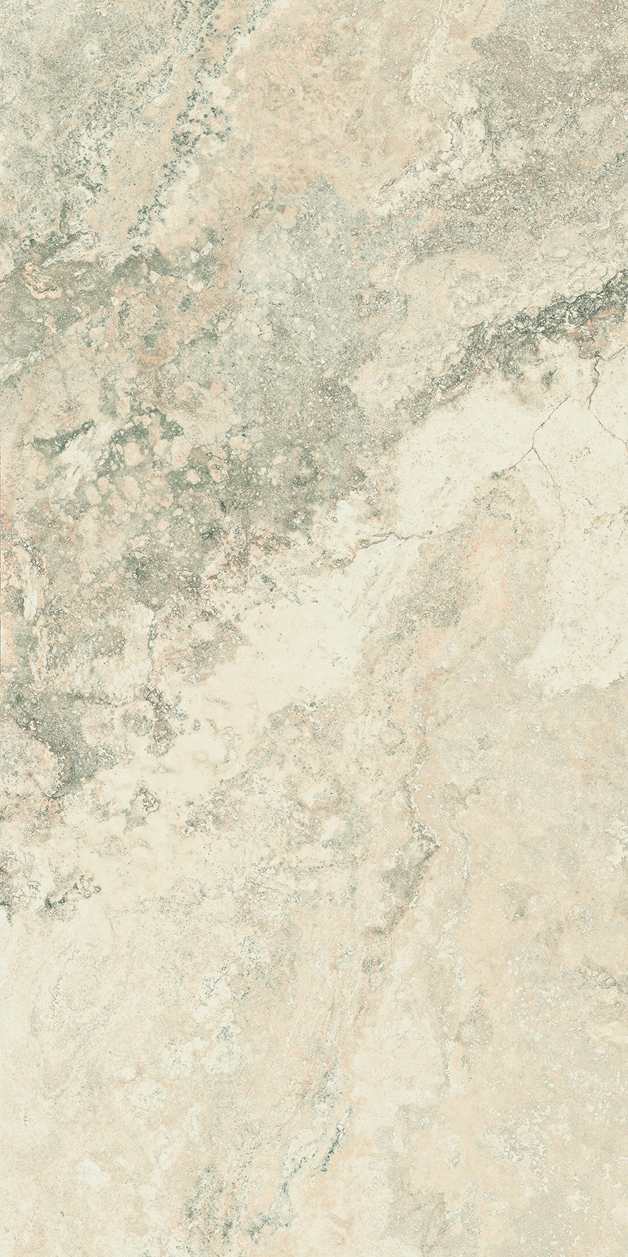 Luxurious almond-hued porcelain tile with refined travertine texture, semi-gloss finish, and serene minimalist elegance.