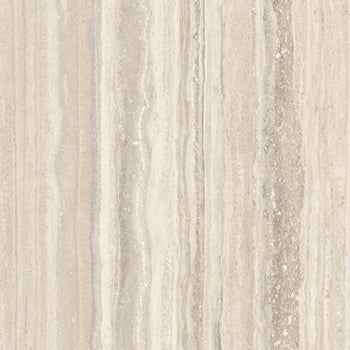 Luxurious beige travertine-look porcelain tile with soft 3D texture and warm artisan charm for serene, sophisticated interiors.