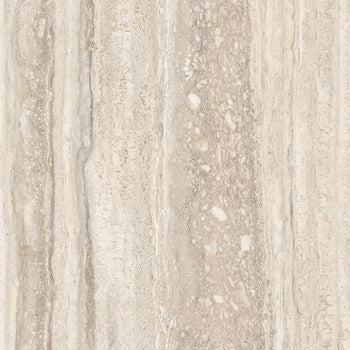 Textured beige porcelain tile with travertine-inspired depth, offering warm artisan charm and refined contemporary elegance.