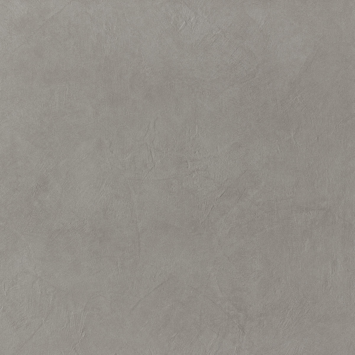 Large-format matte gray porcelain tile with a subtle 3D texture, evoking the refined elegance of poured resin flooring in minimalist contemporary spaces.