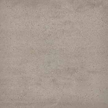 Industrial-chic porcelain tile in soft greige with subtle multicolored grains and glossy, restorable finish for timeless elegance.