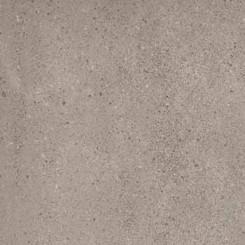 Industrial-chic porcelain tile in soft greige with subtle multicolored grains and glossy, restorable finish, embodying raw elegance and timeless urban sophistication.