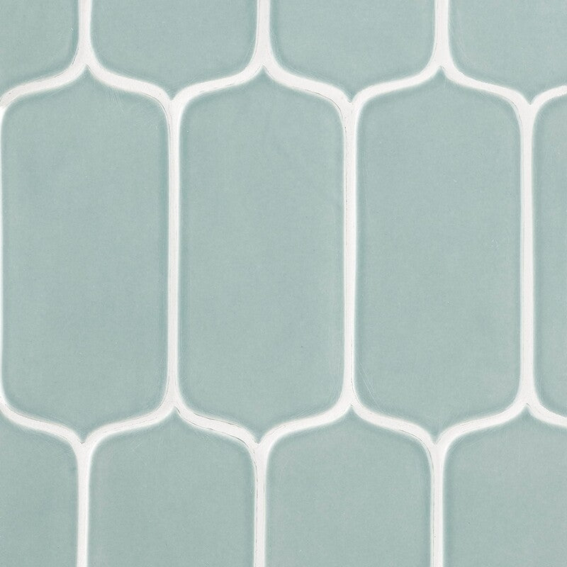 STATUS CERAMIC: Witty Tear Field Field Tile (glossy | 3"x8"x5/8" | beveled)