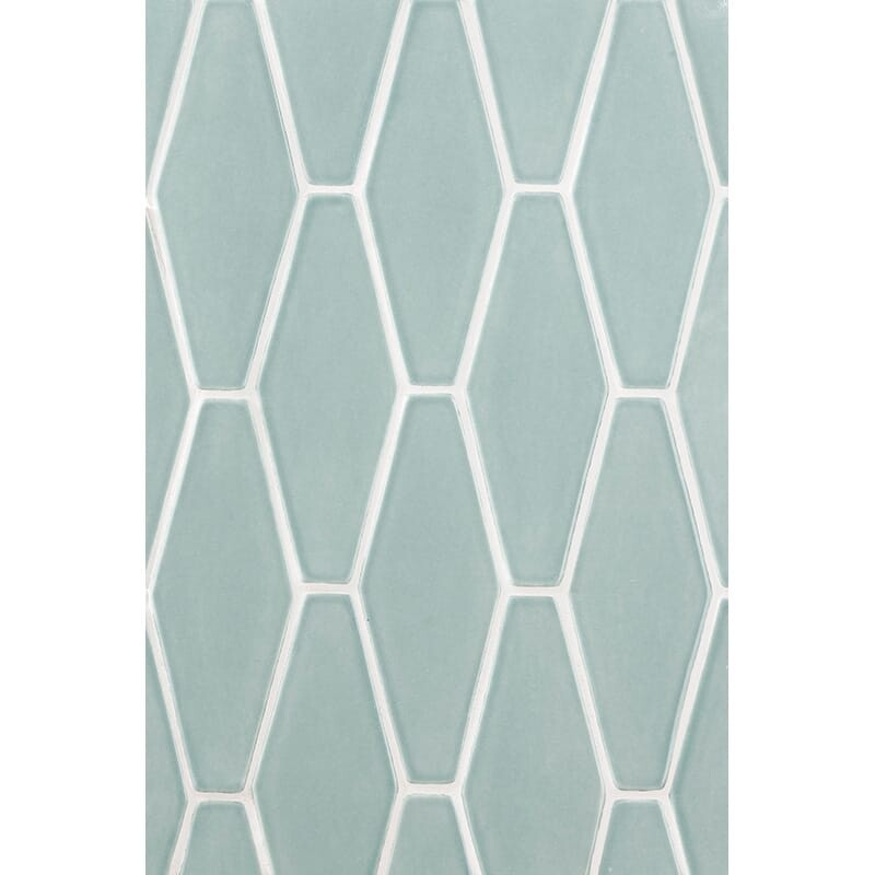STATUS CERAMIC: Witty Longest Hexagon Field Tile (glossy | 3"x7"x7/8" | beveled)