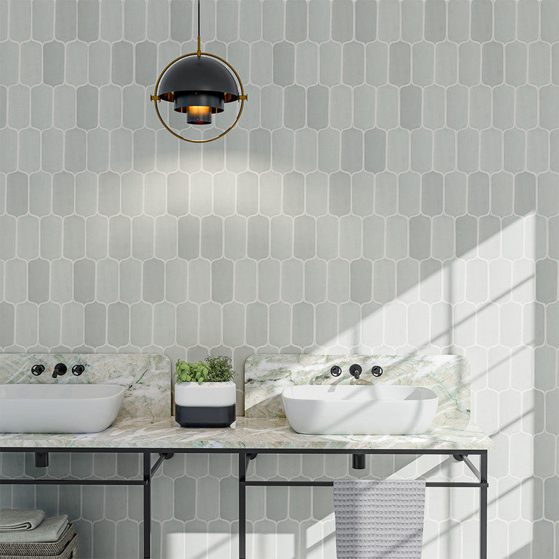 STATUS CERAMIC: Cold Tear Field Field Tile (glossy | 3"x8"x5/8" | beveled)