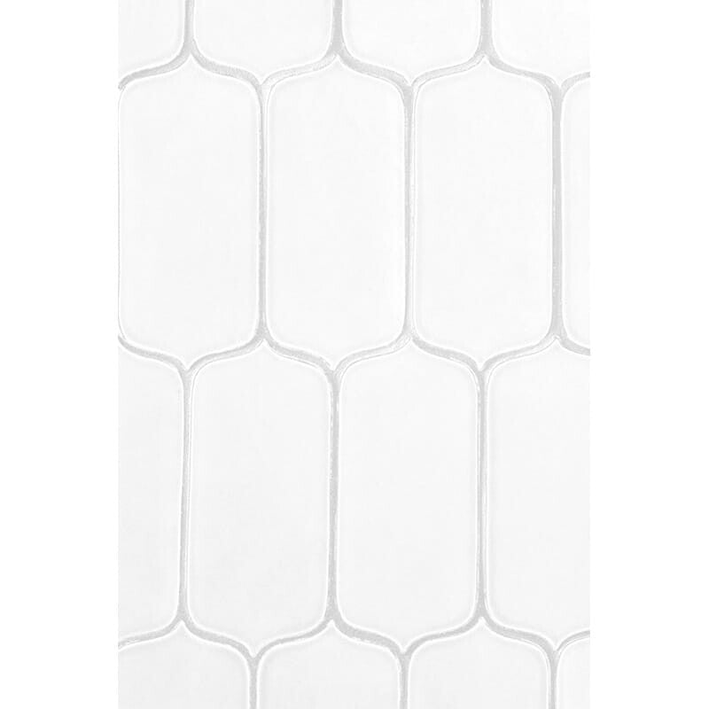 STATUS CERAMIC: Satin Cotton Tear Field Field Tile (matte | 3"x8"x5/8" | beveled)