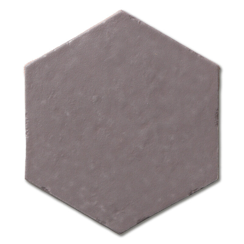 TRACES: Olympos Hexagon Glazed Terracotta Field Tile (5"x5"x3/8" | matte)