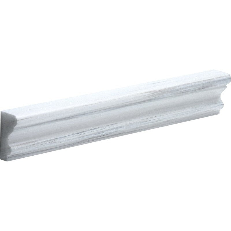 BIANCO DOLOMITI CLASSIC : Andorra Chairrail Molding (honed | 2"x12"x1" | straight cut)