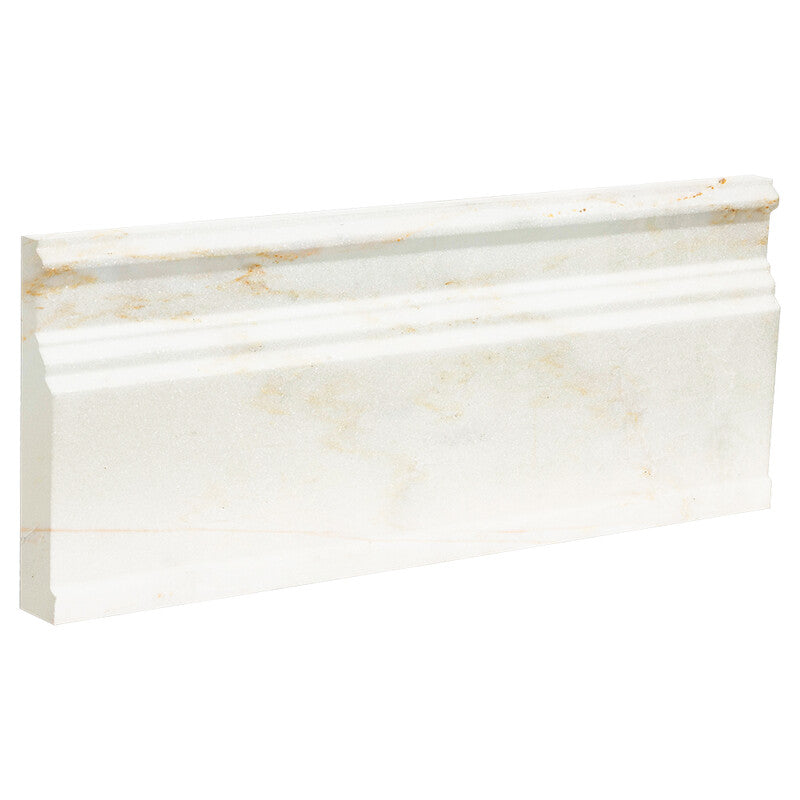 CALACATTA AMBER : Modern Baseboard (honed | 5"x12"x1/16" | straight cut)