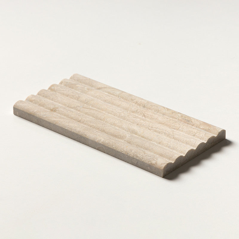 FLUTED: Diana Royal Field Deco Tile (honed | 6"x12"x3/4" | straight cut)
