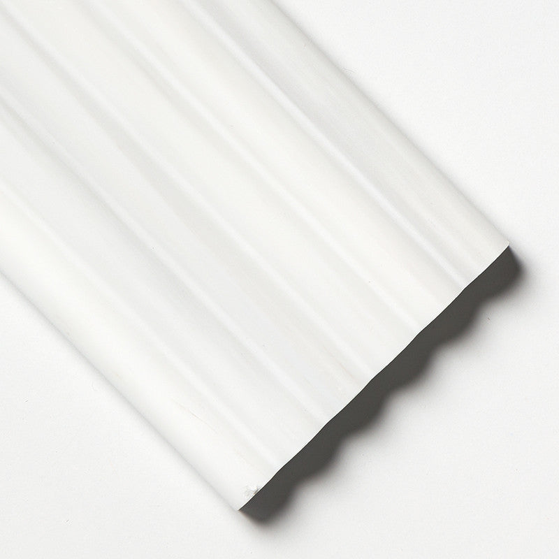 FLUTED: Bianco Dolomiti Field Deco Tile (honed | 6"x12"x3/4" | straight cut)