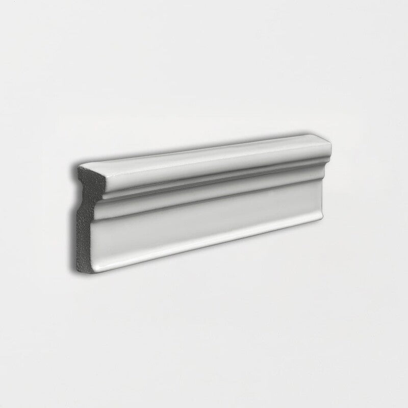 STATUS CERAMIC: Cold Ceramic Ogee Molding (glossy | 2"x6"x3/4" | beveled)