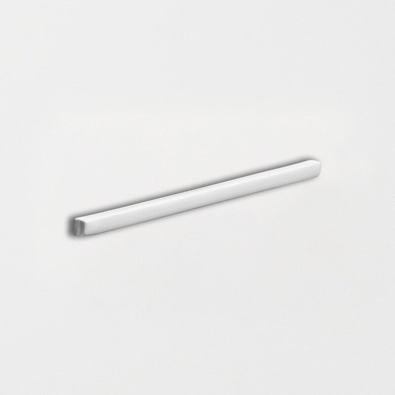 STATUS CERAMIC: Satin Cotton Ceramic Finishing Edge (matte | 3/8"x6"x3/8" | beveled)