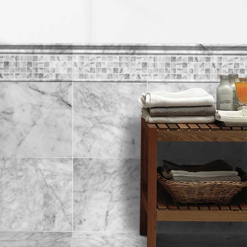 AVENZA : 1X1 Straight Stack Mosaic (honed | 12"x12"x3/8" | straight cut)