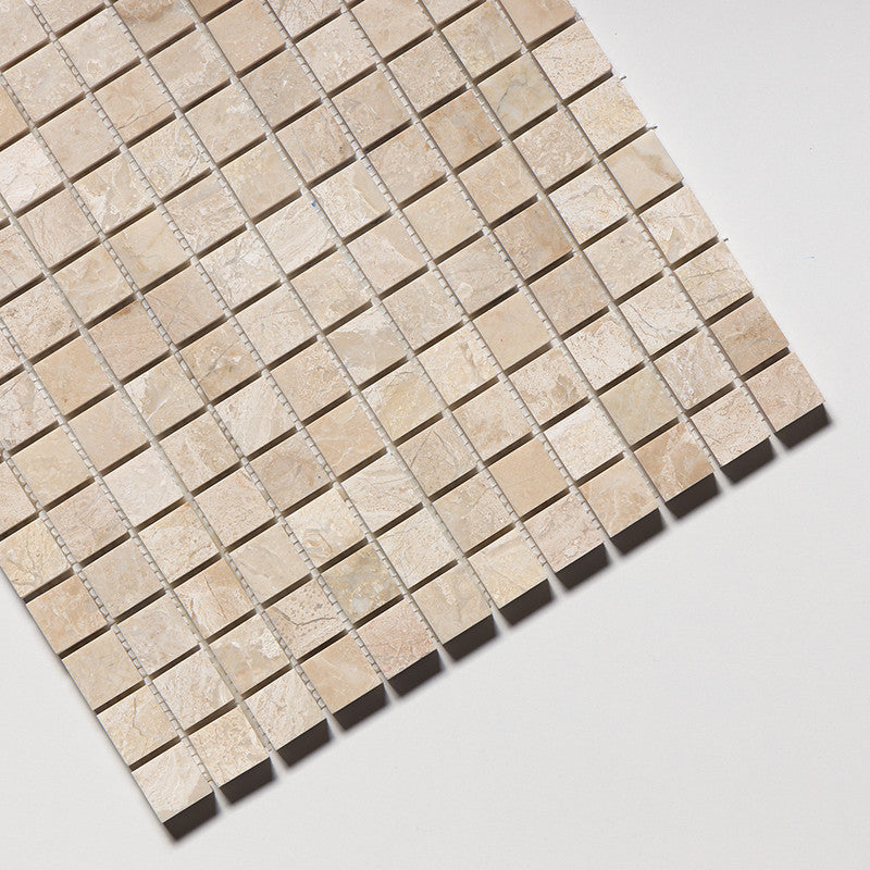 DIANA ROYAL : 1X1 Straight Stack Mosaic (polished | 12"x12"x3/8" | straight cut)