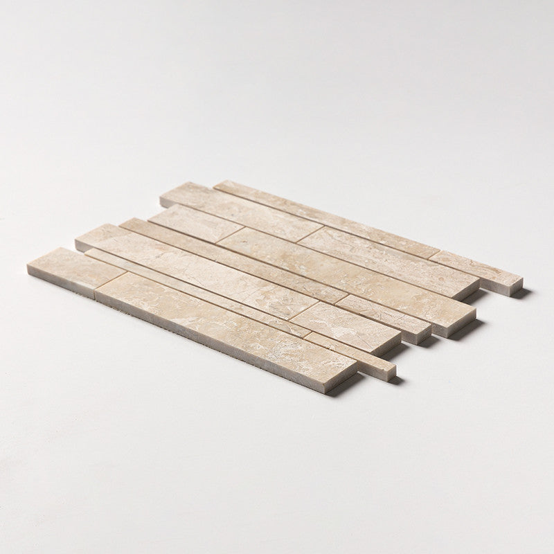 DIANA ROYAL : Slides Random Strip Mosaic (polished | 11"x17"x1/2" | straight cut)