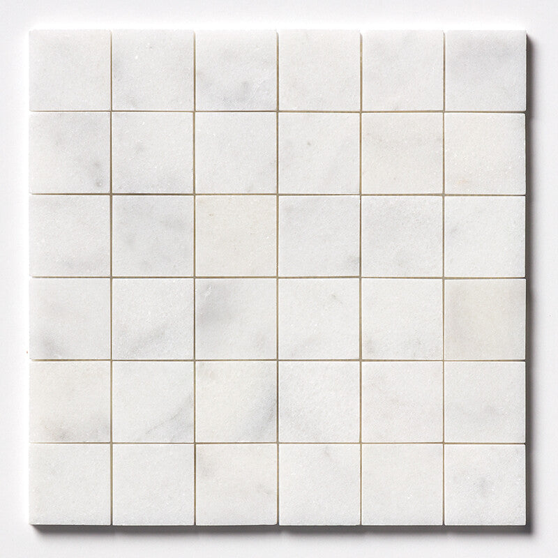 GLACIER : 2X2 Straight Stack Mosaic (honed | 12"x12"x3/8" | straight cut)