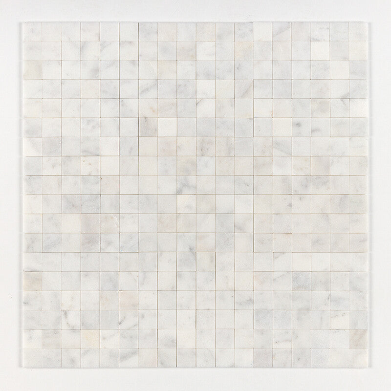 GLACIER : 2X2 Straight Stack Mosaic (honed | 12"x12"x3/8" | straight cut)