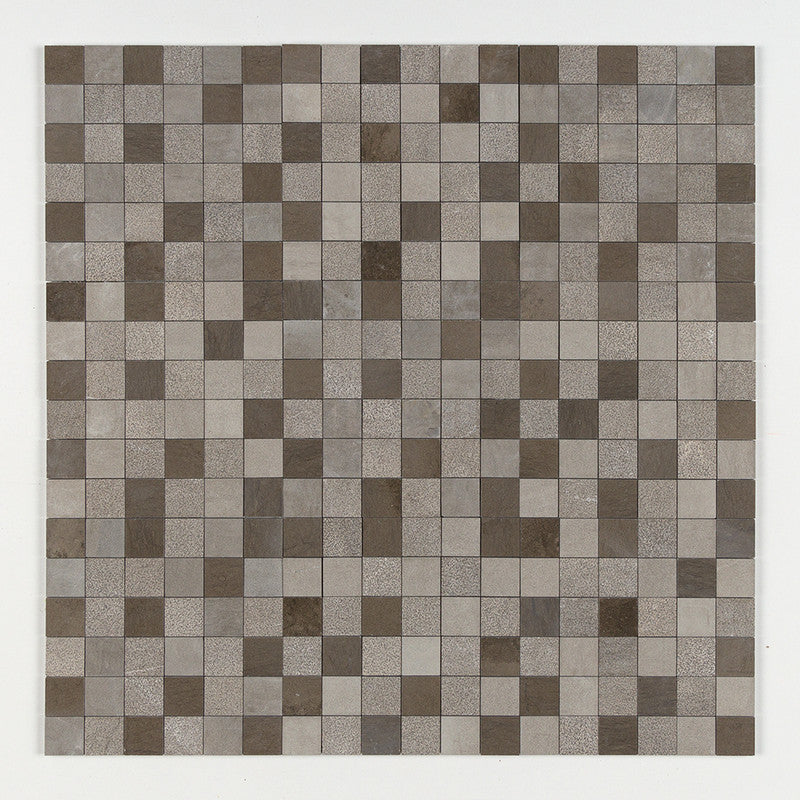 BOSPHORUS: 2X2 Straight Stack Mosaic (textured | 12"x12"x3/8" | straight cut)