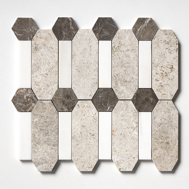 ARCTIC GRAY: Marble Natural Stone Tile Collection. | Multiple Sizes ...