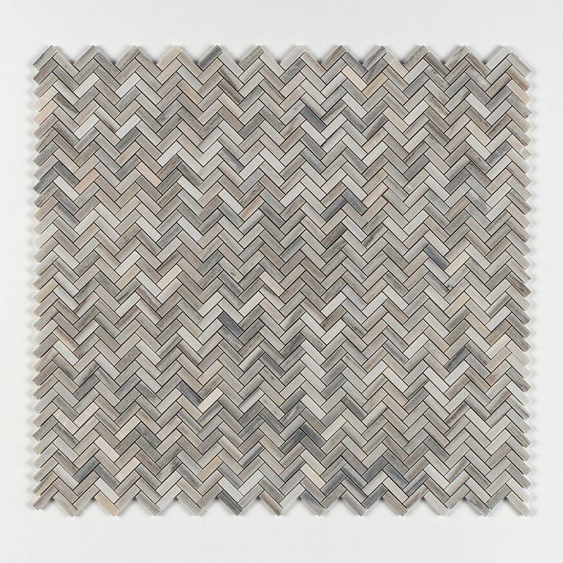 SKYLINE : 5/8X3 Herringbone Mosaic (honed | 10"x12"x7/16" | straight cut)