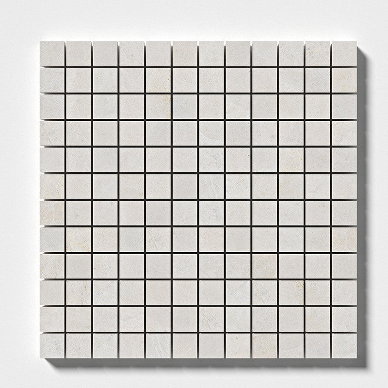 VANILLA: 1X1 Straight Stack Mosaic (honed | 12"x12"x3/8" | straight cut)