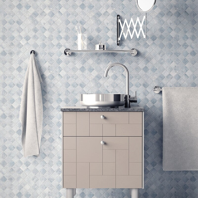 HAND CLIPPED: 2X2 Straight Stack Mosaic (honed | 11"x11"x13/16" | hand clipped)