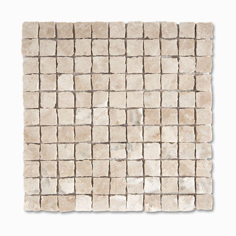 HAND CLIPPED: Diana Royal 1X1 Straight Stack Mosaic (polished | hand clipped)