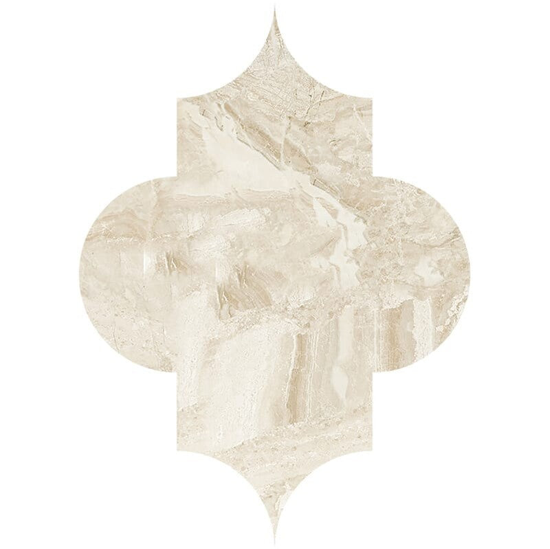 DIMENTIONS  : Diana Royal Arabesquette Field Tile (honed | 6"x8"x1/4" | straight cut)