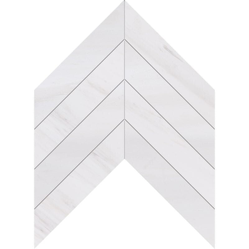 DIMENTIONS  : Chevron Field Tile (polished | 10"x13"x3/8" | straight cut)
