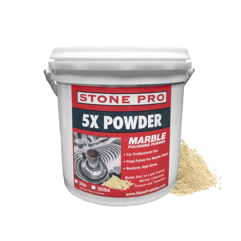 5X Marble & Travertine Polishing Powder (50 lb)