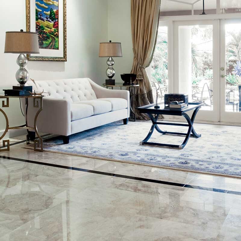 DIANA ROYAL : Rectangle Field Tile (polished | 12"x24"x1/2" | straight cut)