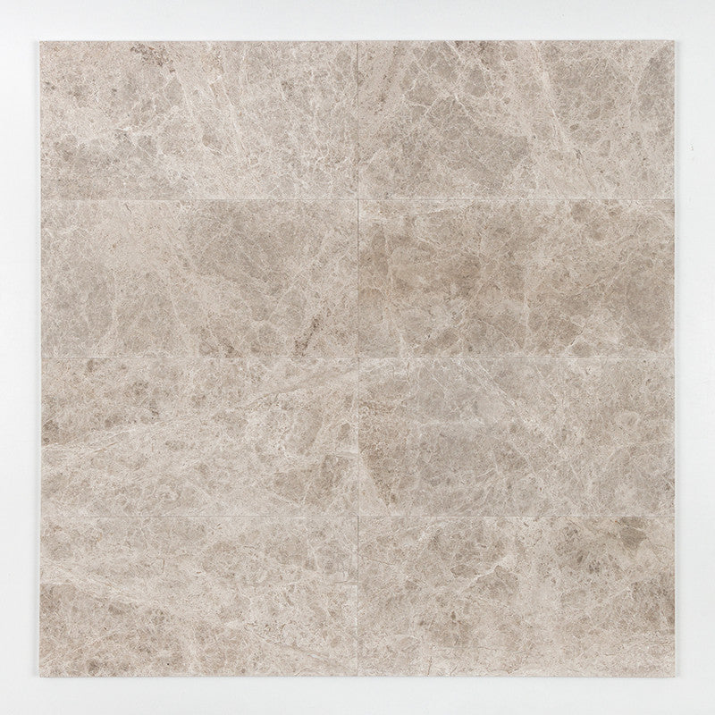 SILVER SHADOW : Rectangle Field Tile (honed | 12"x24"x1/2" | straight cut)