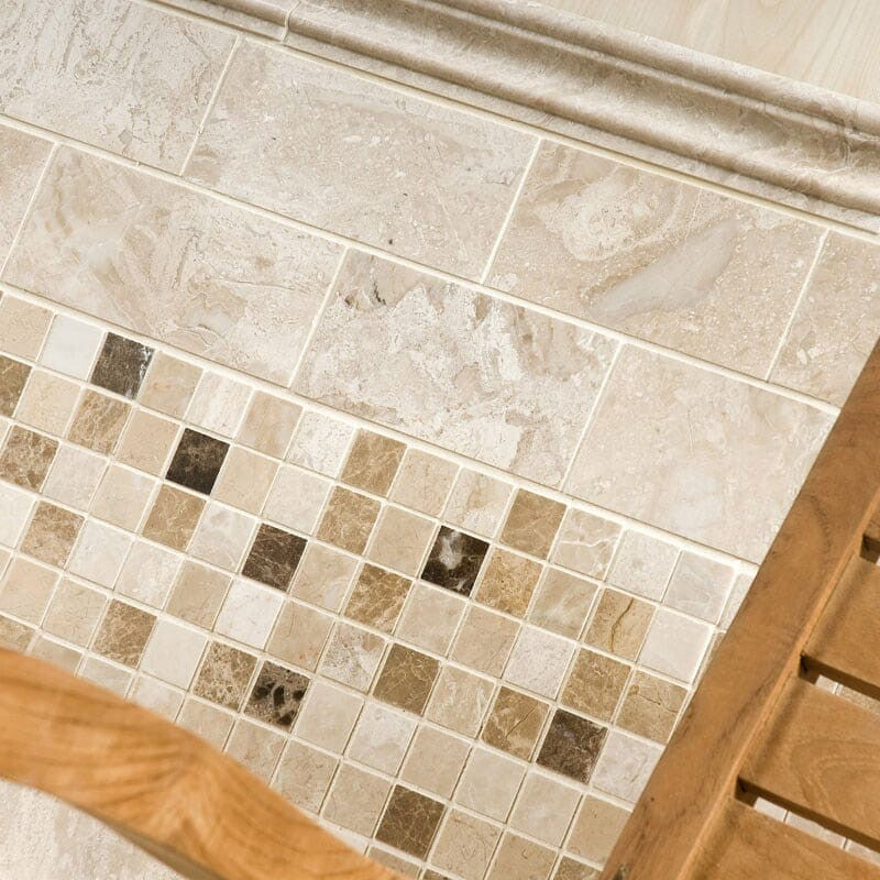 DIANA ROYAL : Rectangle Field Tile (polished | 2"x5"x3/4" | straight cut)