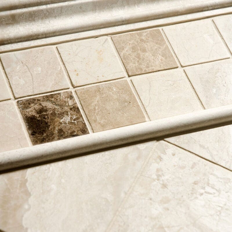 DIANA ROYAL : Square Field Tile (polished | 12"x12"x3/8" | beveled)