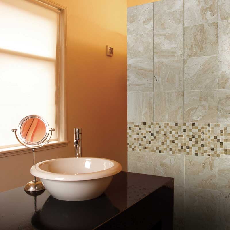 DIANA ROYAL : Square Field Tile (polished | 12"x12"x3/8" | beveled)