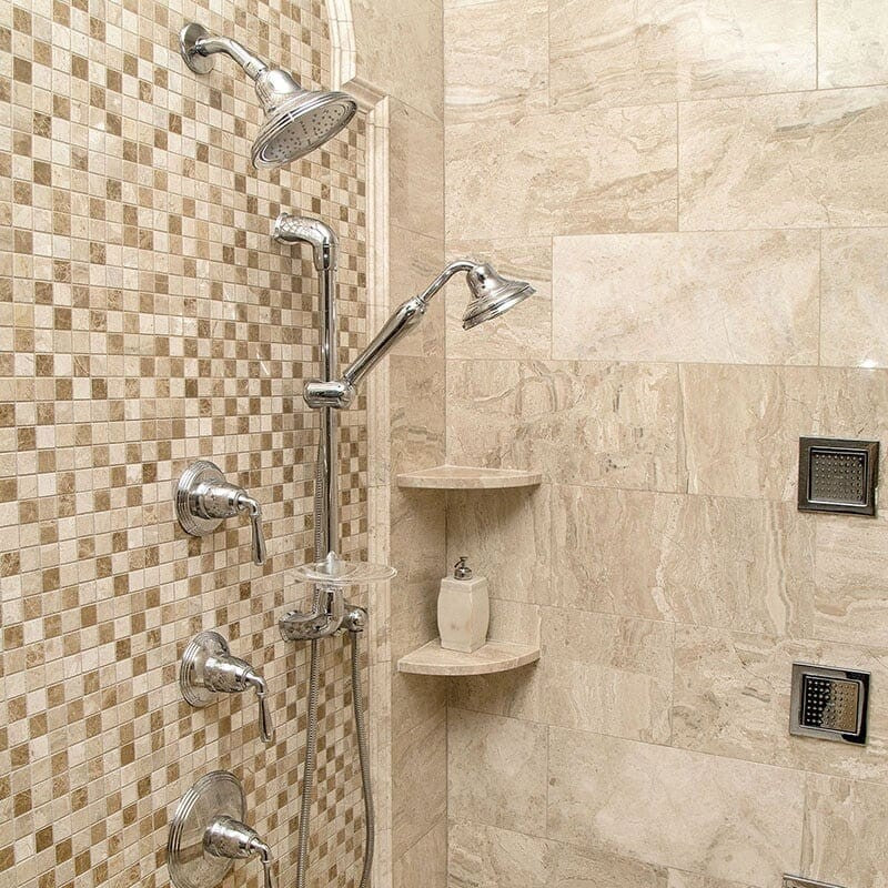 DIANA ROYAL : Rectangle Field Tile (polished | 6"x12"x3/8" | beveled)