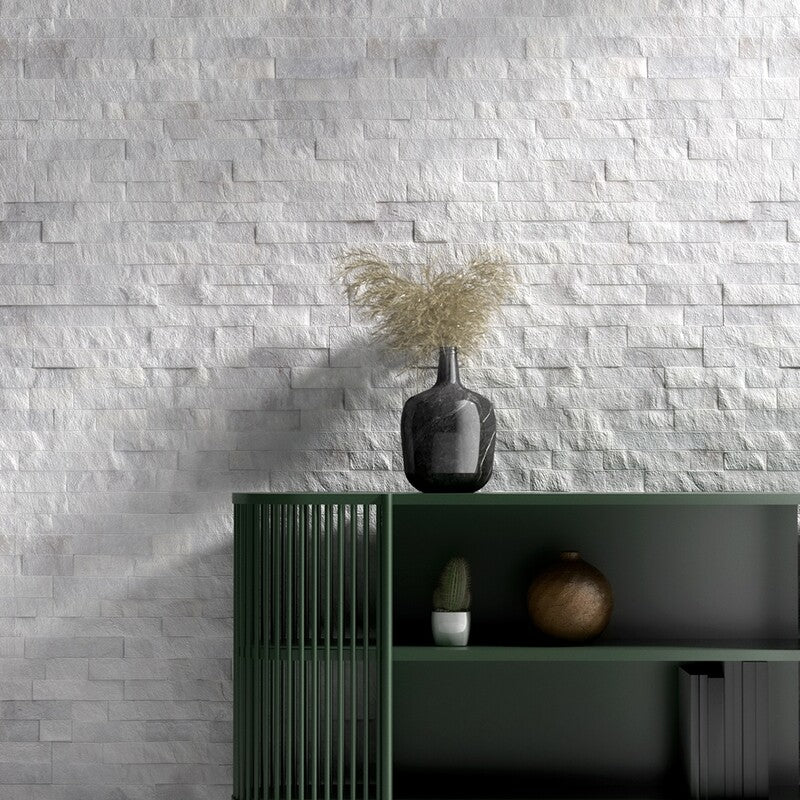 LEDGER STONE : Wall Panel Flat (rock face | 6"x24"x3/4" | straight cut)