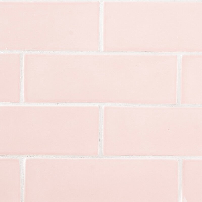 STATUS CERAMIC: Rosie Rectangle Field Tile (glossy | 3"x9"x3/8" | beveled)