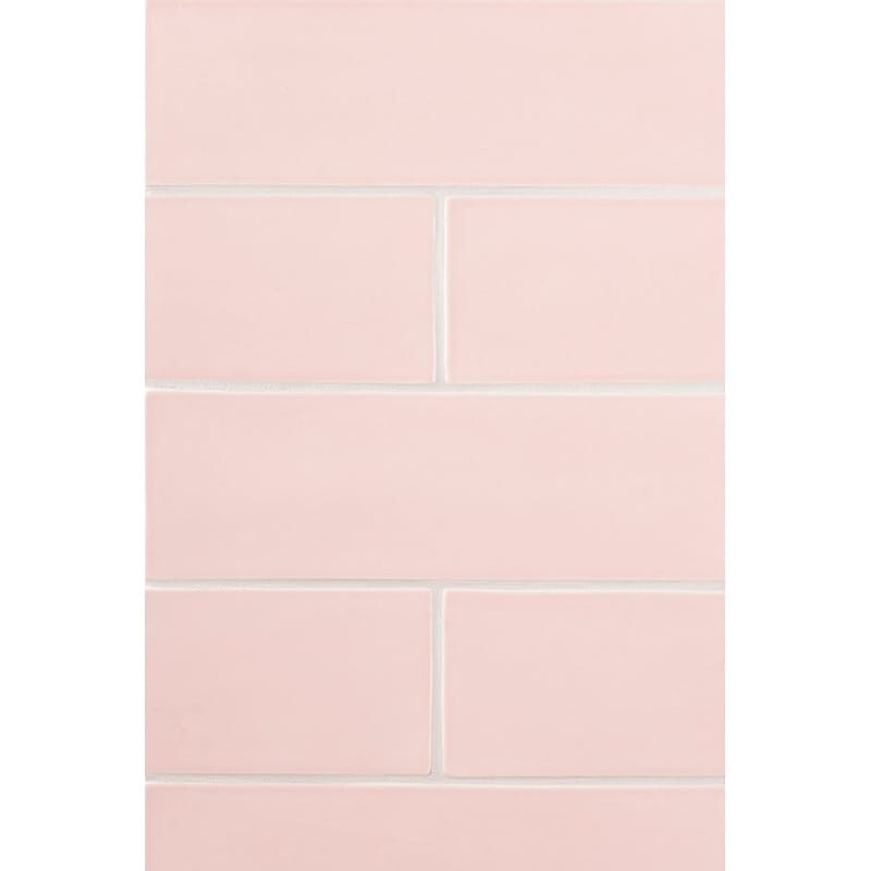 STATUS CERAMIC: Rosie Rectangle Field Tile (glossy | 4"x12"x3/8" | beveled)