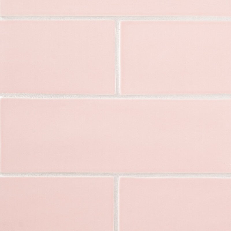 STATUS CERAMIC: Rosie Rectangle Field Tile (glossy | 4"x12"x3/8" | beveled)