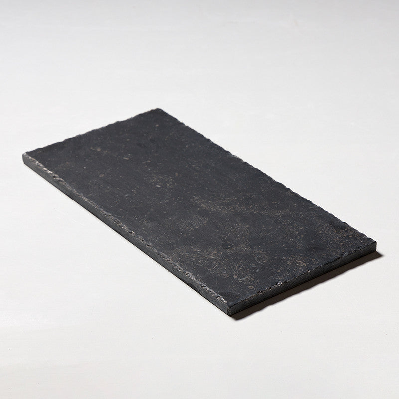 LA ROCHE: Belgium Blue Rectangle Field Tile (brushed chiseled  | 8"x16"x1/2")