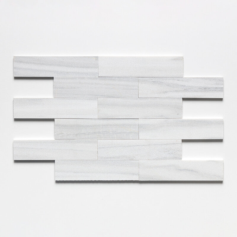 SKYLINE : Rectangle Field Tile (leather | 3"x12"x1/2" | straight cut)