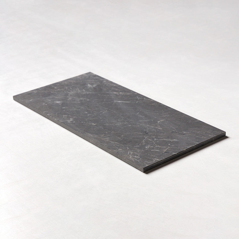 IRIS BLACK : Rectangle Field Tile (honed | 12"x24"x1/2" | straight cut)
