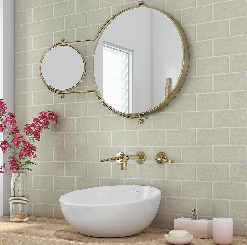 STATUS CERAMIC: Cloud Rectangle Field Tile (multi finish | 3"x6"x3/8" | beveled)