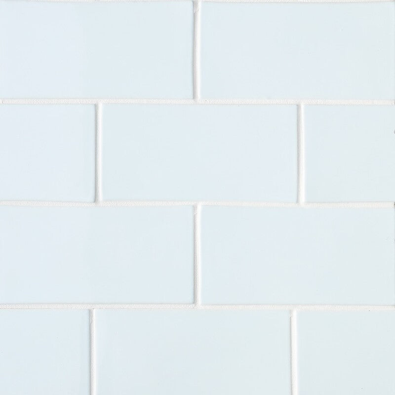 STATUS CERAMIC: Sky Rectangle Field Tile (glossy | 3"x6"x3/8" | beveled)