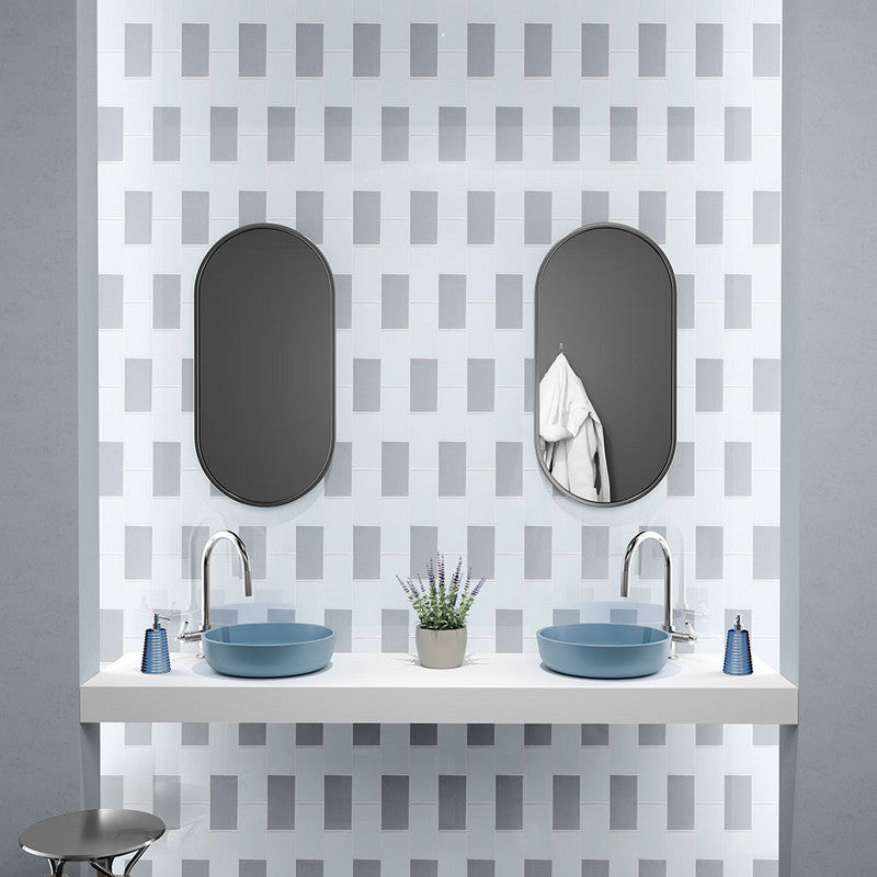 STATUS CERAMIC: Sky Rectangle Field Tile (glossy | 3"x6"x3/8" | beveled)