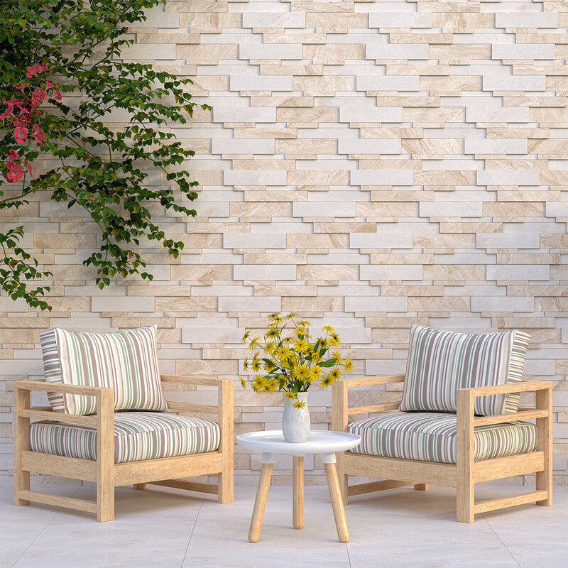 ELEVATIONS : Diana Royal Elevations Field Deco Tile (multi finish | beveled)